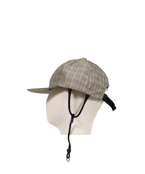 DAIWA PIER39(ダイワピア39)の「TECH 6PANEL CAP SUMMER PLAID(キャップ・メンズ・ブラック×グレー/ブルー/ライトグレー・OS)」の6枚目の写真