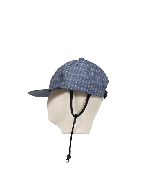 DAIWA PIER39(ダイワピア39)の「TECH 6PANEL CAP SUMMER PLAID(キャップ・メンズ・ブラック×グレー/ブルー/ライトグレー・OS)」の12枚目の写真