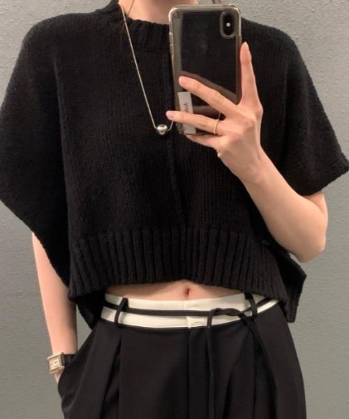 semplice(センプリチェ)の「Tシャツ【韓国ファッション】(Tシャツ/カットソー・レディース・グリーン/ベージュ/ブラック・F)」の17枚目の写真