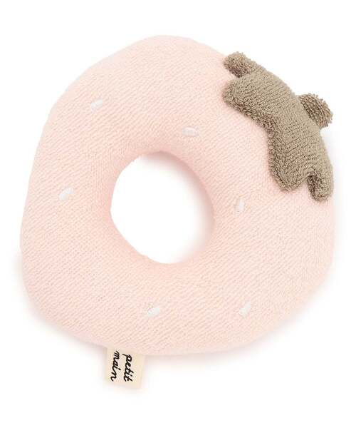 petit main(プティマイン)の「フルーツラトル(その他ベビー用品・キッズ・ライトピンク/イエロー/レッド・F)」の3枚目の写真