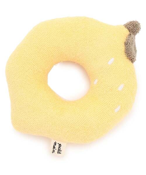 petit main(プティマイン)の「フルーツラトル(その他ベビー用品・キッズ・ライトピンク/イエロー/レッド・F)」の2枚目の写真