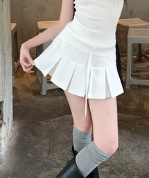 【 MEMECLE / メメクル 】 スウェット プリーツスカート セットアップ対応