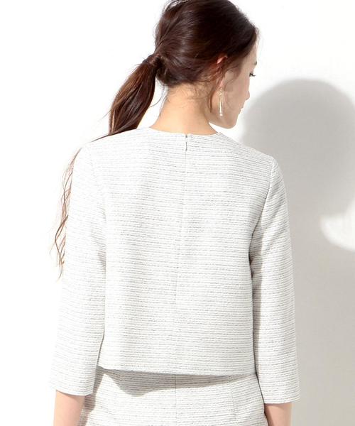 UNITED ARROWS（ユナイテッドアローズ）の「UPCE ラメツイード 7分袖