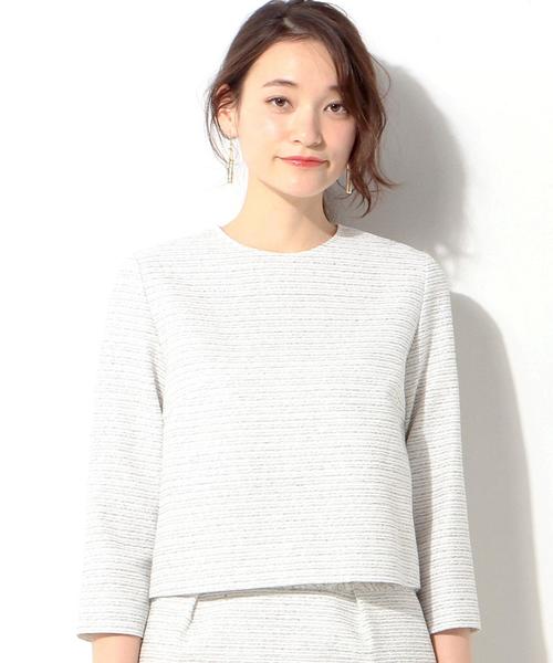 ユナイテッドアローズ　メランジ ツイードプルオーバーベスト★ピンク 極美品 UNITED ARROWS（ユナイテッドアローズ）の「UBCS カラーツイード
