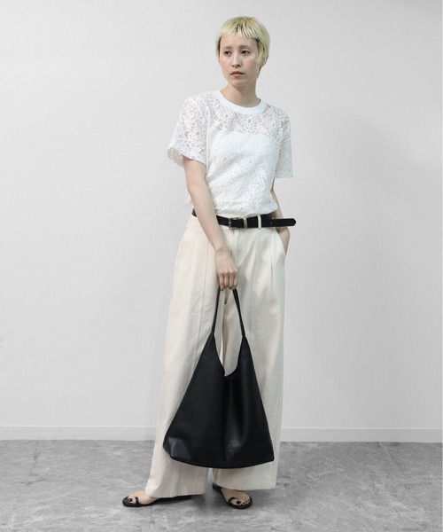 THE CELL.(ザセルドット)の「アーバンミニマルトートBAGミニポーチ付 URBAN MINIMAL TOTE BAG WITH MINI POUCH(トートバッグ・レディース・ブラック・FREE)」の3枚目の写真