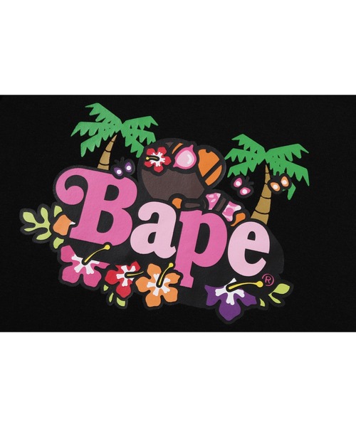 A BATHING APE（アベイシングエイプ）の「BABY LISA ON BAPE SUMMER TANK TOP（タンクトップ・レディース・ホワイト/ブラック・MEDIUM/SMALL）」の6枚目の写真