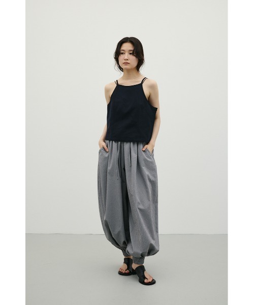 STYLEMIXER(スタイルミキサー)の「サッカーギャザーバルーンパンツ(その他パンツ・レディース・ブルー系その他/ブラック/ホワイト・SMALL/MEDIUM)」の11枚目の写真