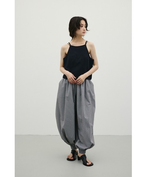 STYLEMIXER(スタイルミキサー)の「サッカーギャザーバルーンパンツ(その他パンツ・レディース・ブルー系その他/ブラック/ホワイト・SMALL/MEDIUM)」の10枚目の写真