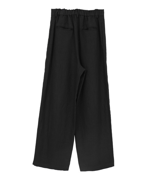 martinique(マルティニーク)の「リネン製品染めワイドパンツ(その他パンツ・レディース・キャメル/ブラック・2/1)」の13枚目の写真