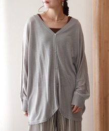 ロング丈ボレロカーディガン