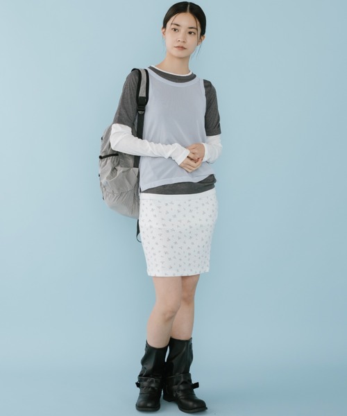 duei(デュイ)の「レイヤードロングスリーブトップス / セットアイテム(Tシャツ/カットソー・レディース・ブラウン/ブルー・FREE)」の17枚目の写真