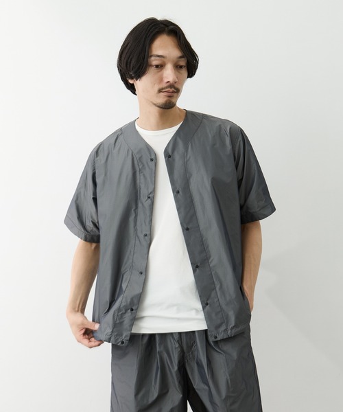 marka(マーカ)の「【MARKAWARE/marka/マーカ】BASEBALL SHIRT(シャツ/ブラウス・メンズ・ブラック/ダークグレー・1/2)」の8枚目の写真