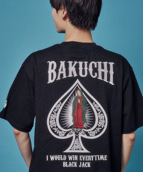 JACKROSE(ジャックローズ)の「BAKUCHI ジャックポット マリア TEE(Tシャツ/カットソー・メンズ・ホワイト/ブラック・M/XL/L)」の2枚目の写真