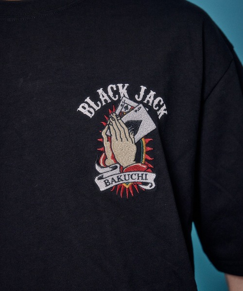 JACKROSE(ジャックローズ)の「BAKUCHI ジャックポット マリア TEE(Tシャツ/カットソー・メンズ・ホワイト/ブラック・M/XL/L)」の7枚目の写真