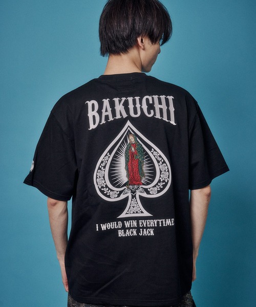 JACKROSE(ジャックローズ)の「BAKUCHI ジャックポット マリア TEE(Tシャツ/カットソー・メンズ・ホワイト/ブラック・M/XL/L)」の8枚目の写真