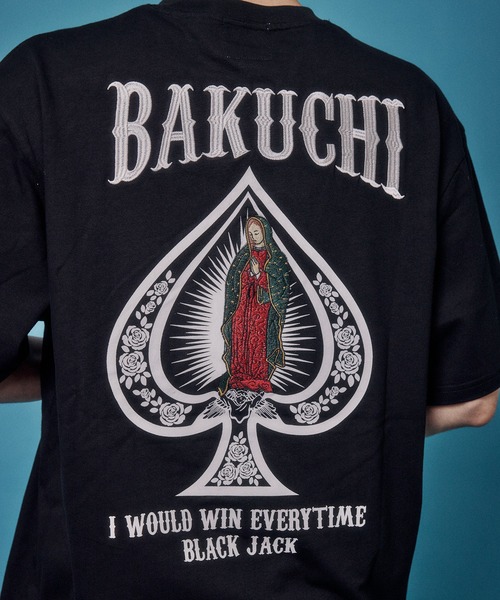 JACKROSE(ジャックローズ)の「BAKUCHI ジャックポット マリア TEE(Tシャツ/カットソー・メンズ・ホワイト/ブラック・M/XL/L)」の11枚目の写真