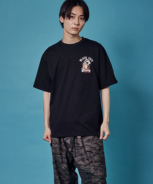 JACKROSE(ジャックローズ)の「BAKUCHI ジャックポット マリア TEE(Tシャツ/カットソー・メンズ・ホワイト/ブラック・M/XL/L)」の4枚目の写真
