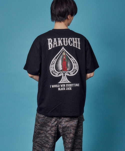 JACKROSE(ジャックローズ)の「BAKUCHI ジャックポット マリア TEE(Tシャツ/カットソー・メンズ・ホワイト/ブラック・M/XL/L)」の9枚目の写真