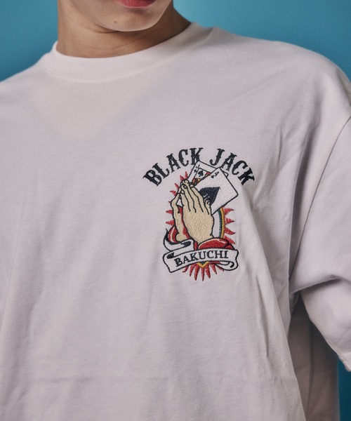 JACKROSE(ジャックローズ)の「BAKUCHI ジャックポット マリア TEE(Tシャツ/カットソー・メンズ・ホワイト/ブラック・M/XL/L)」の16枚目の写真
