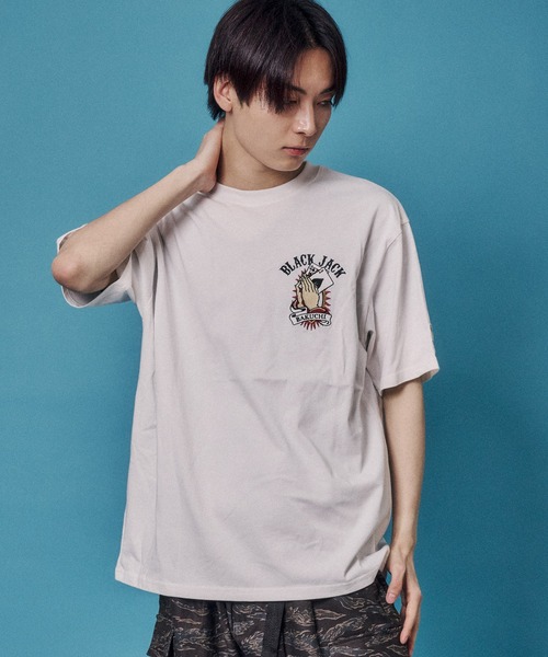 JACKROSE(ジャックローズ)の「BAKUCHI ジャックポット マリア TEE(Tシャツ/カットソー・メンズ・ホワイト/ブラック・M/XL/L)」の13枚目の写真