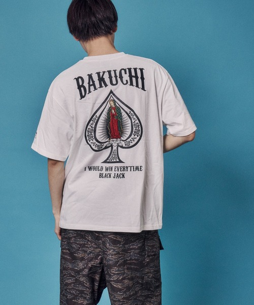JACKROSE(ジャックローズ)の「BAKUCHI ジャックポット マリア TEE(Tシャツ/カットソー・メンズ・ホワイト/ブラック・M/XL/L)」の19枚目の写真