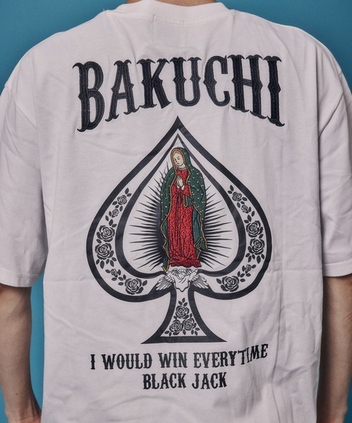 JACKROSE(ジャックローズ)の「BAKUCHI ジャックポット マリア TEE(Tシャツ/カットソー・メンズ・ホワイト/ブラック・M/XL/L)」の21枚目の写真