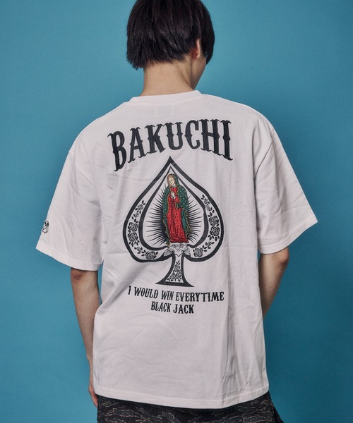 JACKROSE(ジャックローズ)の「BAKUCHI ジャックポット マリア TEE(Tシャツ/カットソー・メンズ・ホワイト/ブラック・M/XL/L)」の18枚目の写真