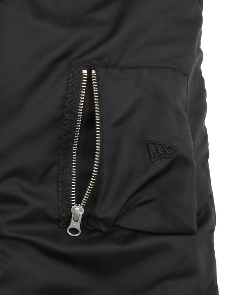 NEW ERA(ニューエラ)の「ニューエラ ボンバージャケット ナイロン MA-1(MA-1・メンズ・オリーブ/ブラック・XL/S)」の14枚目の写真