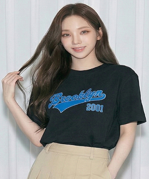 CRISCELO(クリスチェロ)の「(共用) ブルックリンTシャツ - (ブラック20番手オーバーサイズ)(Tシャツ/カットソー・レディース・その他・MEDIUM/LARGE)」の1枚目の写真