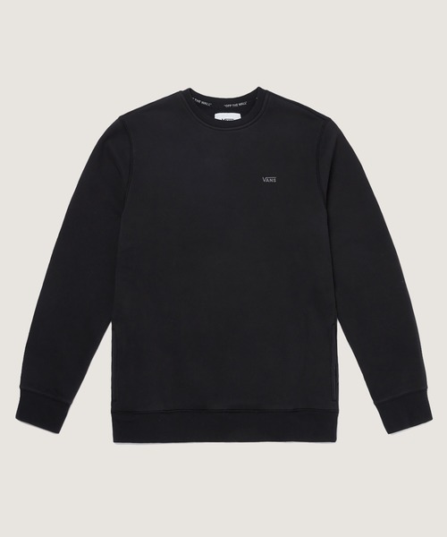 VANS(バンズ)の「コンフィクッシュ フリーストップ / MN COMFYCUSH CREW FL Black VN0A4PODBLK1(スウェット・メンズ・ブラック・LARGE/MEDIUM/SMALL/X-LARGE)」の1枚目の写真