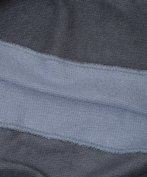 Hombre Nino（オンブレニーニョ）の「HOMBRENINO ROUND COLLAR STRIPE SWEAT SHIRT HN0261-CT0001（シャツ/ブラウス・メンズ・チャコールグレー・L）」の7枚目の写真