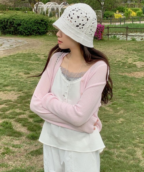 mineng（マイング）の「【アジャスター付き/レース】クローバーキャミソール（キャミソール・レディース・アイボリー・FREE）」の15枚目の写真