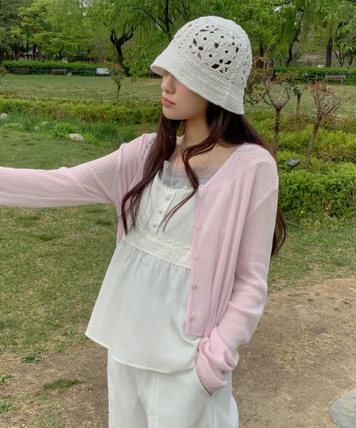 mineng（マイング）の「【アジャスター付き/レース】クローバーキャミソール（キャミソール・レディース・アイボリー・FREE）」の18枚目の写真