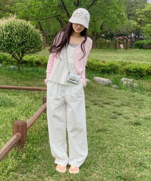 mineng（マイング）の「【アジャスター付き/レース】クローバーキャミソール（キャミソール・レディース・アイボリー・FREE）」の19枚目の写真