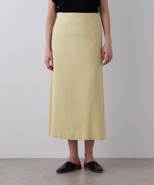 YLEVE(イレーヴ)の「YLEVE / 100/2 GV TWILL DOUBLE WEAVE SKIRT(スカート・レディース・イエロー/ブラック・0/1)」の15枚目の写真