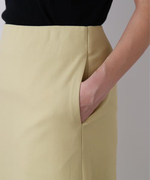 YLEVE(イレーヴ)の「YLEVE / 100/2 GV TWILL DOUBLE WEAVE SKIRT(スカート・レディース・イエロー/ブラック・0/1)」の19枚目の写真