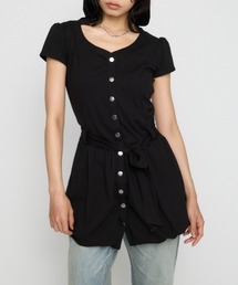 BORDER DRAPE FRILL チュニック（Tシャツ/カットソー）｜LAGUA GEM