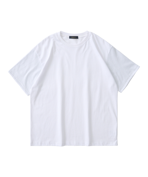 ANALOG MOOD(アナログムード)の「ソフトロールアップ半袖Tシャツ(ホワイト)(Tシャツ/カットソー・レディース・その他・FREE)」の2枚目の写真