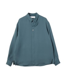 CULLNI（クルニ）の「Double Satin Minimal Chin Tab Long Sleeve Shirt（シャツ/ブラウス）」