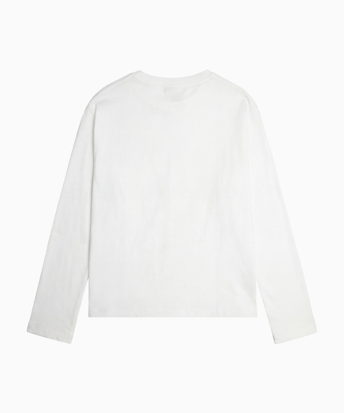 SAINTPAIN(セイントペイン)の「SP ダブルクロスヘビーウェイトクロップロングスリーブホワイト(Tシャツ/カットソー・レディース・その他・MEDIUM/LARGE)」の2枚目の写真