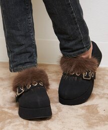 【26AW LOOK掲載・WEB限定カラーあり】【SLOPPY】ファーベルトサボ