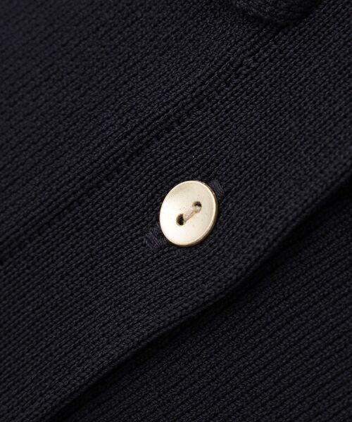 YECCA VECCA(イェッカヴェッカ)の「配色フリルカーディガン(カーディガン/ボレロ・レディース・ネイビー/オフホワイト・FREE)」の15枚目の写真