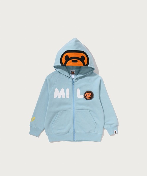 A BATHING APE｜ア ベイシング エイプ（キッズ）のパーカー（ブルー