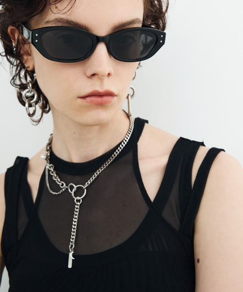 JOSE MOON（ジョゼムーン）の「SHEER BODY SUITS/シアーボディスーツ（Tシャツ/カットソー・レディース・サックスブルー/ブラック/ホワイト・FREE）」の14枚目の写真