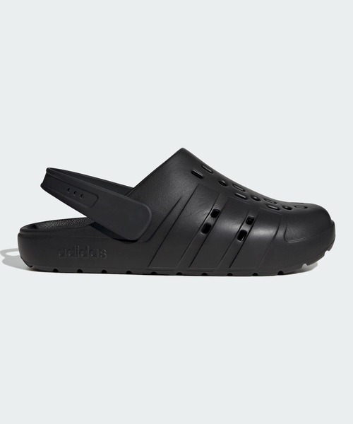 adidas(アディダス)の「アディレッタ クロッグ 2.0 / Adilette Clog 2.0 / アディダス adidas(サンダル・メンズ・ブラック・25.5cm/26.5cm/27.5cm/28.5cm/22.5cm/23.5cm/24.5cm)」の1枚目の写真