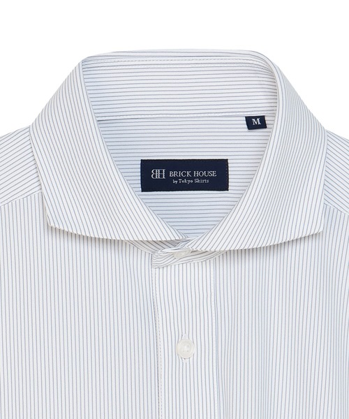 TOKYO SHIRTS(トウキョウシャツ)の「ビズポロ ポロシャツ コンフォートドライ 半袖 メンズ(ポロシャツ・メンズ・ブルー・LL/XL/L/S/M)」の2枚目の写真