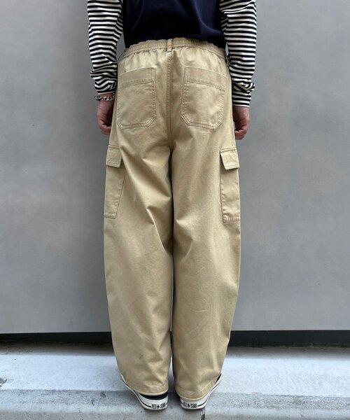 CIAOPANIC(チャオパニック)の「ツイルカーブカーゴパンツ(カーゴパンツ・メンズ・ベージュ/ブラック・LARGE/MEDIUM)」の19枚目の写真