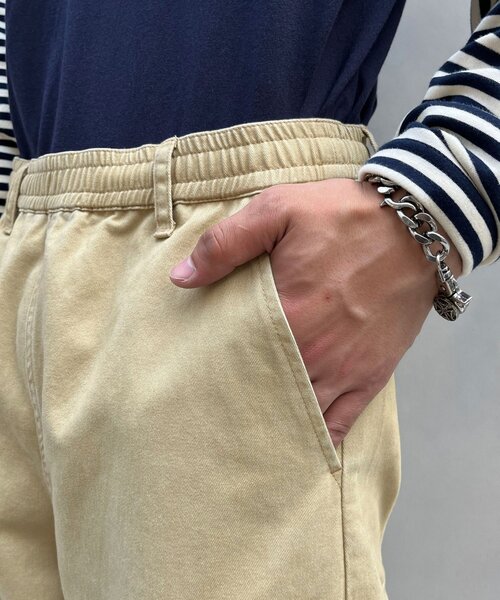 CIAOPANIC(チャオパニック)の「ツイルカーブカーゴパンツ(カーゴパンツ・メンズ・ベージュ/ブラック・LARGE/MEDIUM)」の22枚目の写真