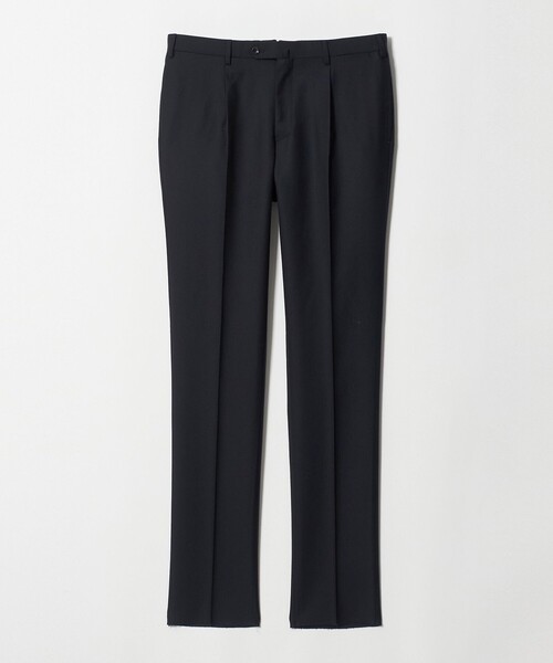UNITED ARROWS（ユナイテッドアローズ）の「サージ クリース テーパード 1プリーツ スラックス（スラックス・メンズ・ネイビー/グレー系・48/46/44/50）」の12枚目の写真
