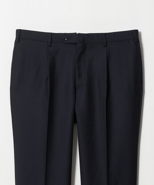 UNITED ARROWS（ユナイテッドアローズ）の「サージ クリース テーパード 1プリーツ スラックス（スラックス・メンズ・ネイビー/グレー系・48/46/44/50）」の14枚目の写真